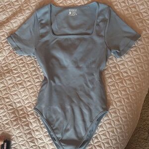 Blue Short Sleeve Jumpsuit